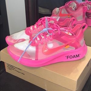 Off white Nike zoom fly